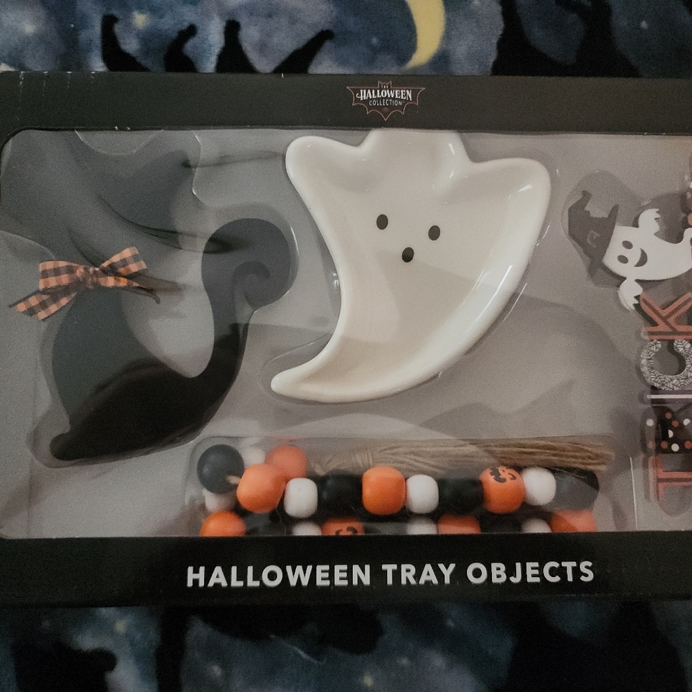 NWT TIER TRAY 4 UNQUIE ITEMS FOR DECOR/ HALLOWEEN 👻🐈‍⬛👻🐈‍⬛